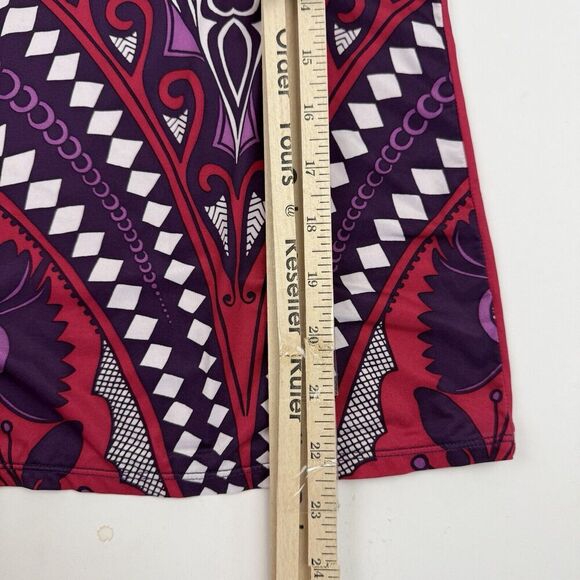 YMX YellowMan Cycling Tank Top Lightweight Sz S Purple Paisley Athletic Workout - Picture 2 of 9